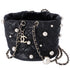 CHANEL About Pearls Drawstring Mini Bucket Bag Black Lambskin